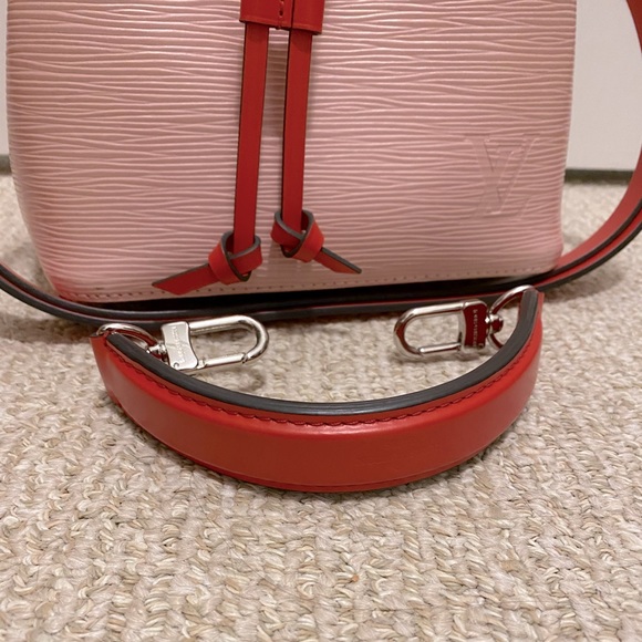 Louis Vuitton Neo Noe Bucket Bag Rose Ballerine Orange SHW Pink Epi Leather Bag - Picture 6 of 12